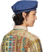 Engineered Garments Blue Denim Beret