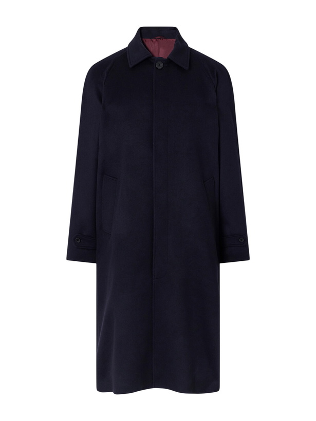 Photo: Rubinacci - Cashmere-Felt Coat - Blue