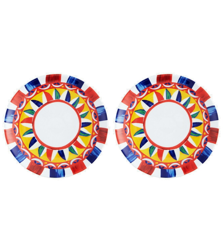 Photo: Dolce&Gabbana Casa - Set of 2 porcelain dinner plates