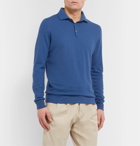 Loro Piana - Slim-Fit Baby Cashmere Polo Shirt - Blue