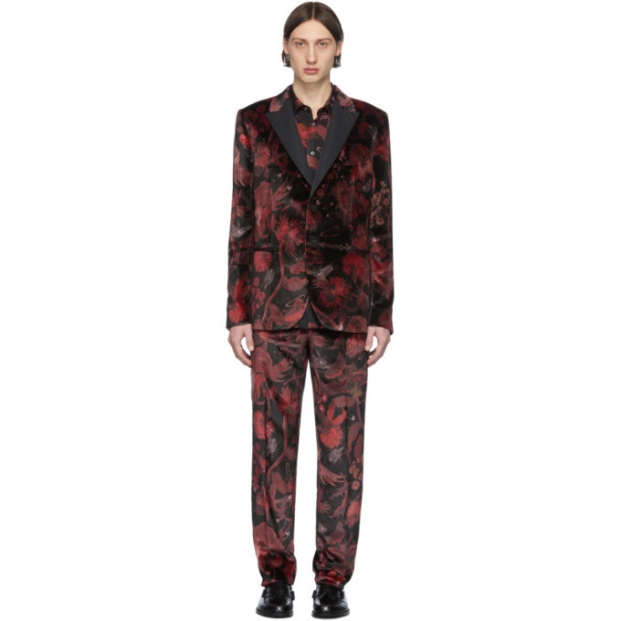 Photo: Paul Smith Red and Black Floral Goliath Suit