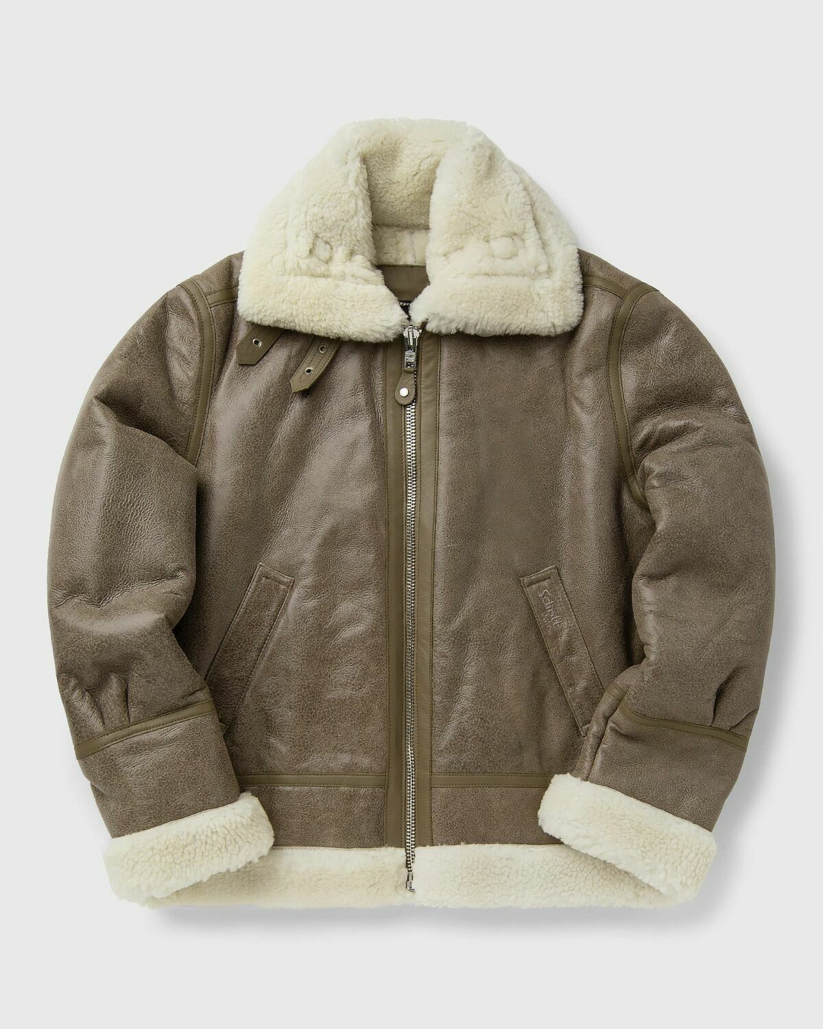 Schott NYC LC1259 JACKET Brown Mens Bomber Jacket