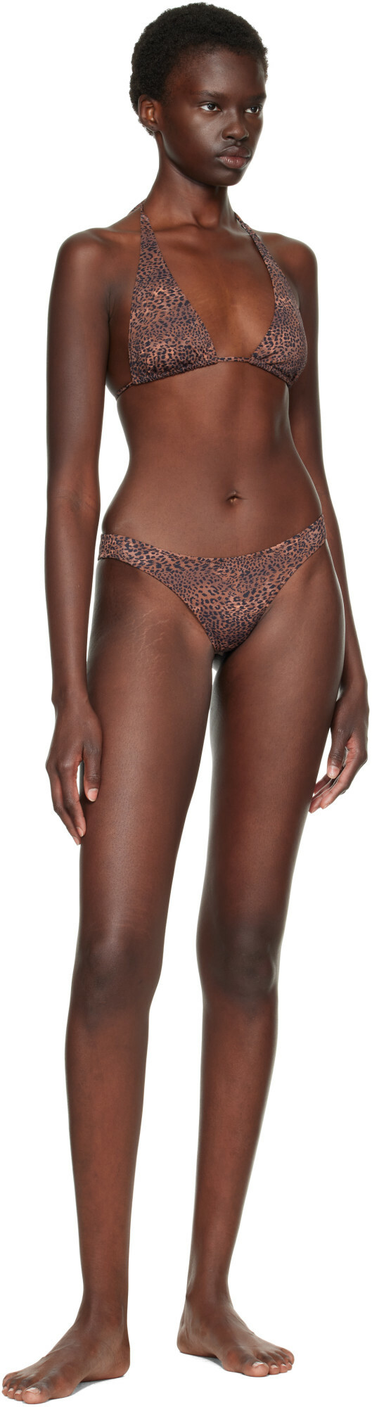 Fruity Booty Brown Shania Bikini Top