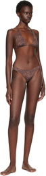 Fruity Booty Brown Shania Bikini Top