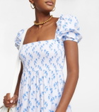 Caroline Constas Gianna printed poplin maxi dress
