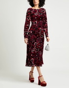 Talbot Runhof Womens Midi dress Burgundy