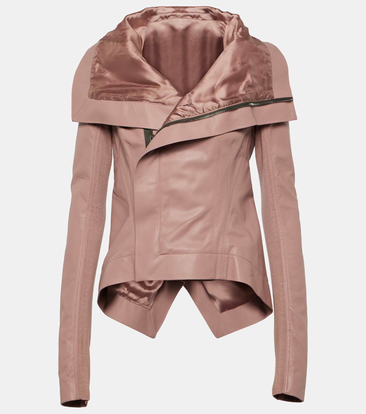 Rick Owens Women's Temple Naska Biker Jacket Brown