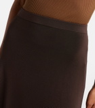 Saint Laurent Knitted maxi skirt