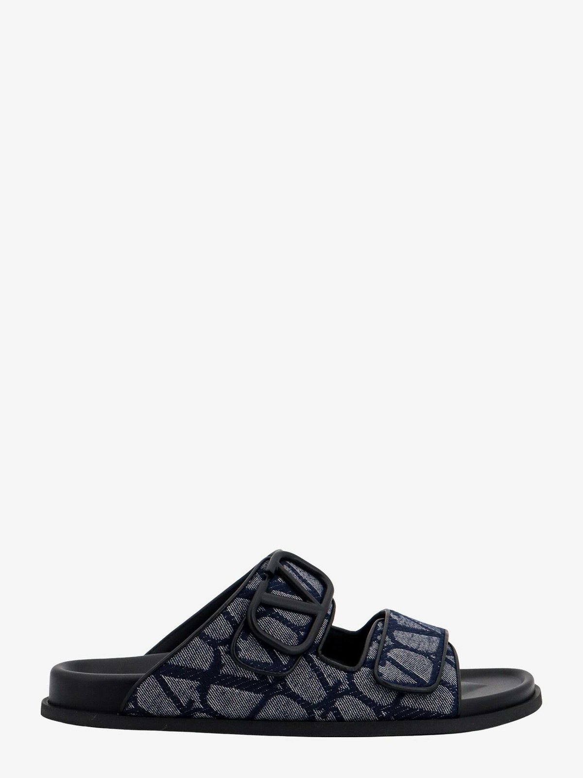 サンダル VALENTINO GARAVANI Men Sandals Gnawed Blue 6Y2S0J93MYC DL7 Summer Rockstud thong sandals in blue - Valentino Garavani