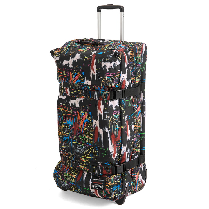 Photo: Eastpak x Basquiat Transit'r Large Luggage Case - Kings 2 in Multi 