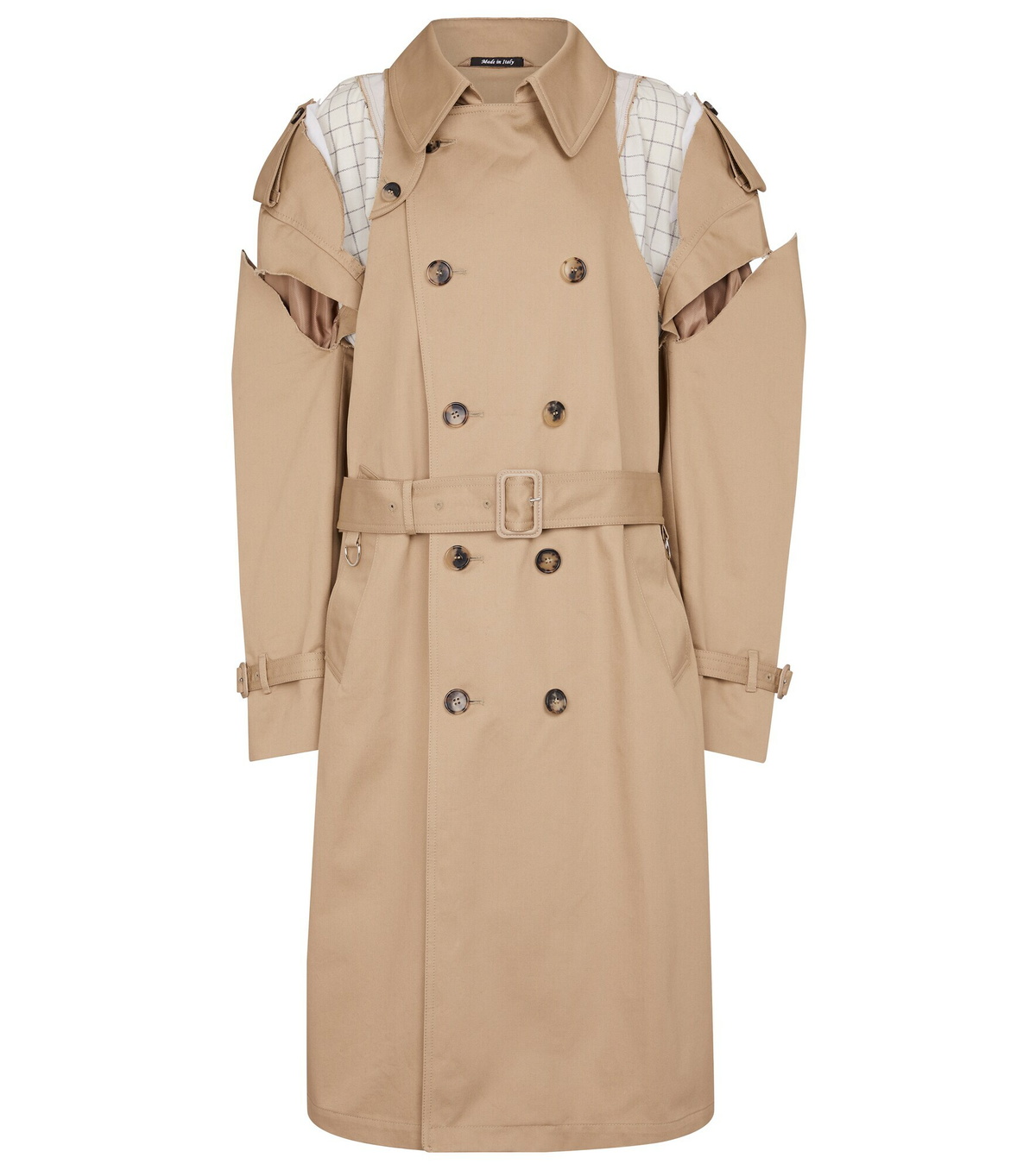 Maison Margiela - Deconstructed cotton trench coat Maison