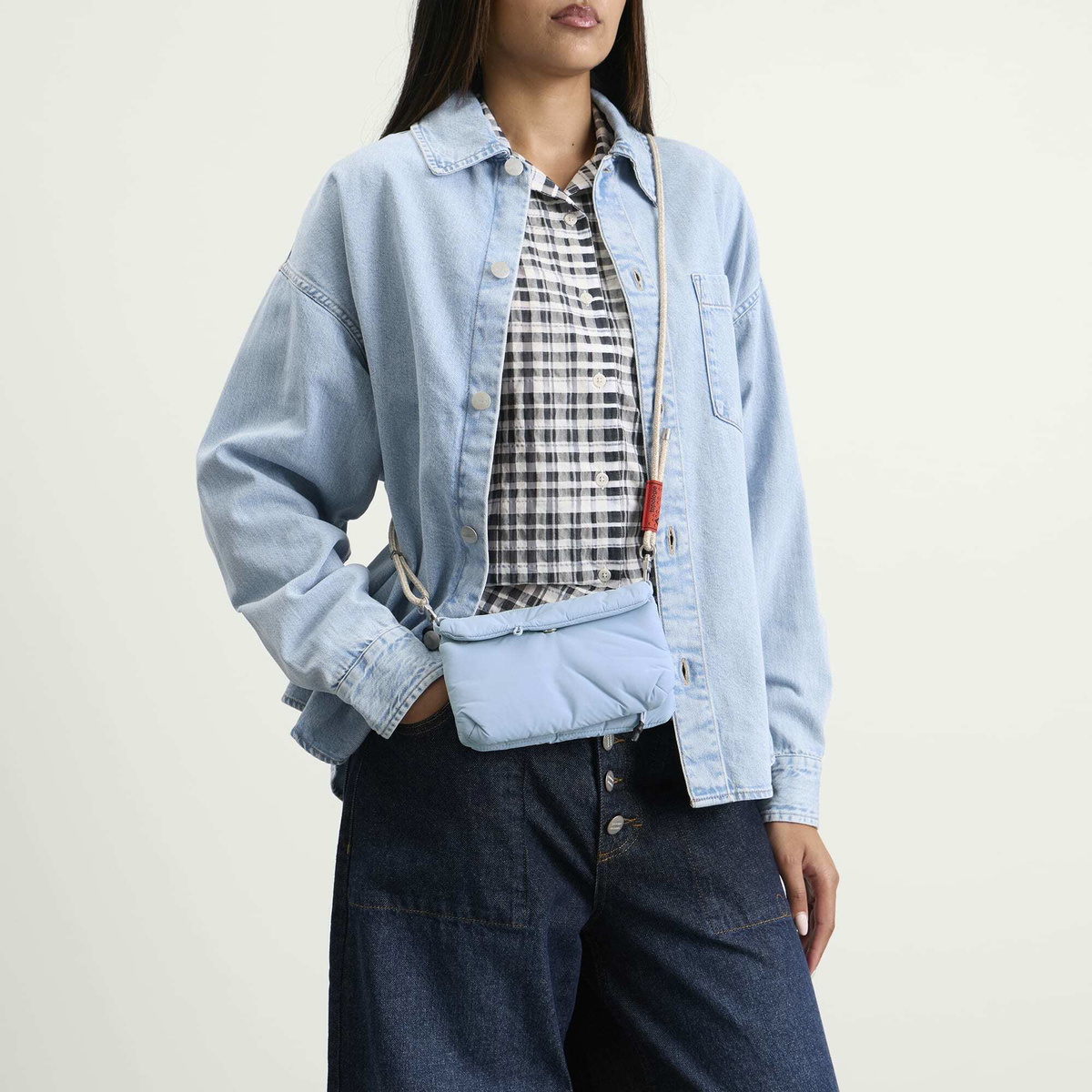 Topologie Phone Sacoche 90 Bag in Chambray 