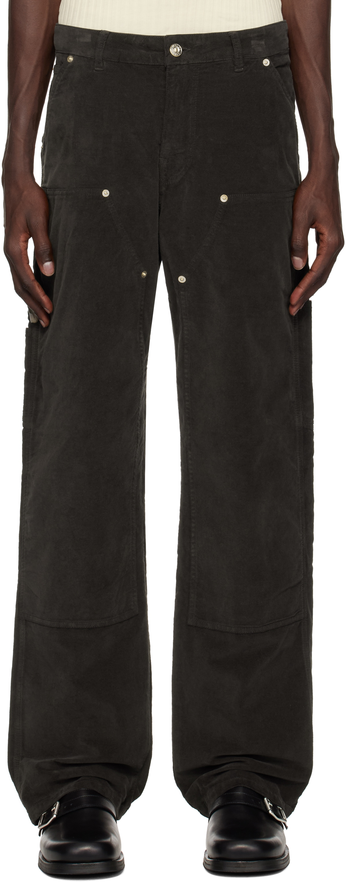 Wales Bonner Brown Kingston Trousers Wales Bonner
