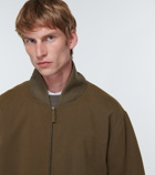 The Row - Shawn cotton and silk bomber jacket