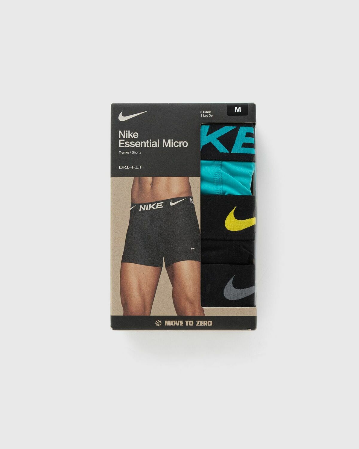 Nike ESSENTIAL MICRO TRUNK 3PK Black Mens Boxers & Brief
