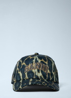 GANNI Logo Patch Baseball Cap