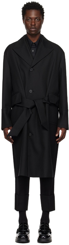Photo: Wooyoungmi Black Belted Coat