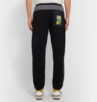 Loewe - Eye/LOEWE/Nature Tapered Logo-Appliquéd Fleece-Back Cotton-Jersey Sweatpants - Black