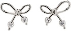 Shushu/Tong Silver YVMIN Edition Knotted Bow Earrings