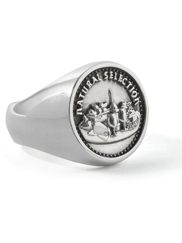 Photo: MAPLE - Natural Selection Silver Signet Ring - Silver