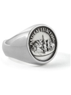 MAPLE - Natural Selection Silver Signet Ring - Silver