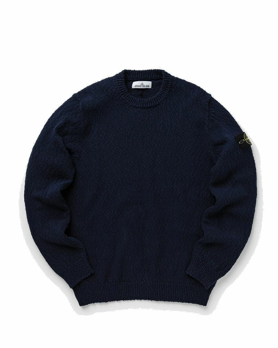 Stone Island Knitwear Blue - Mens - Pullovers Stone Island