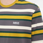 Barbour Men's International Gauge Stripe T-Shirt in Asphalt