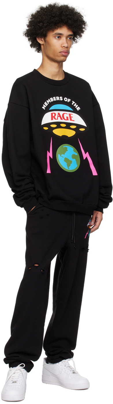 Members of the Rage Black Printed Sweatshirt