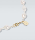 Simone Rocha Staccato pearls and faux pearls pendant necklace