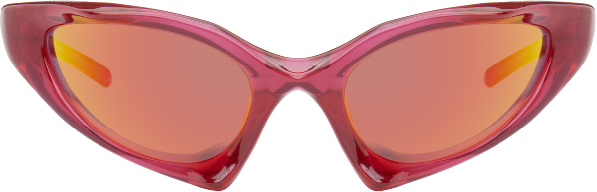 新品BALENCIAGA RUNNER CAT Balenciaga Purple Runner Cat Sunglasses Balenciaga