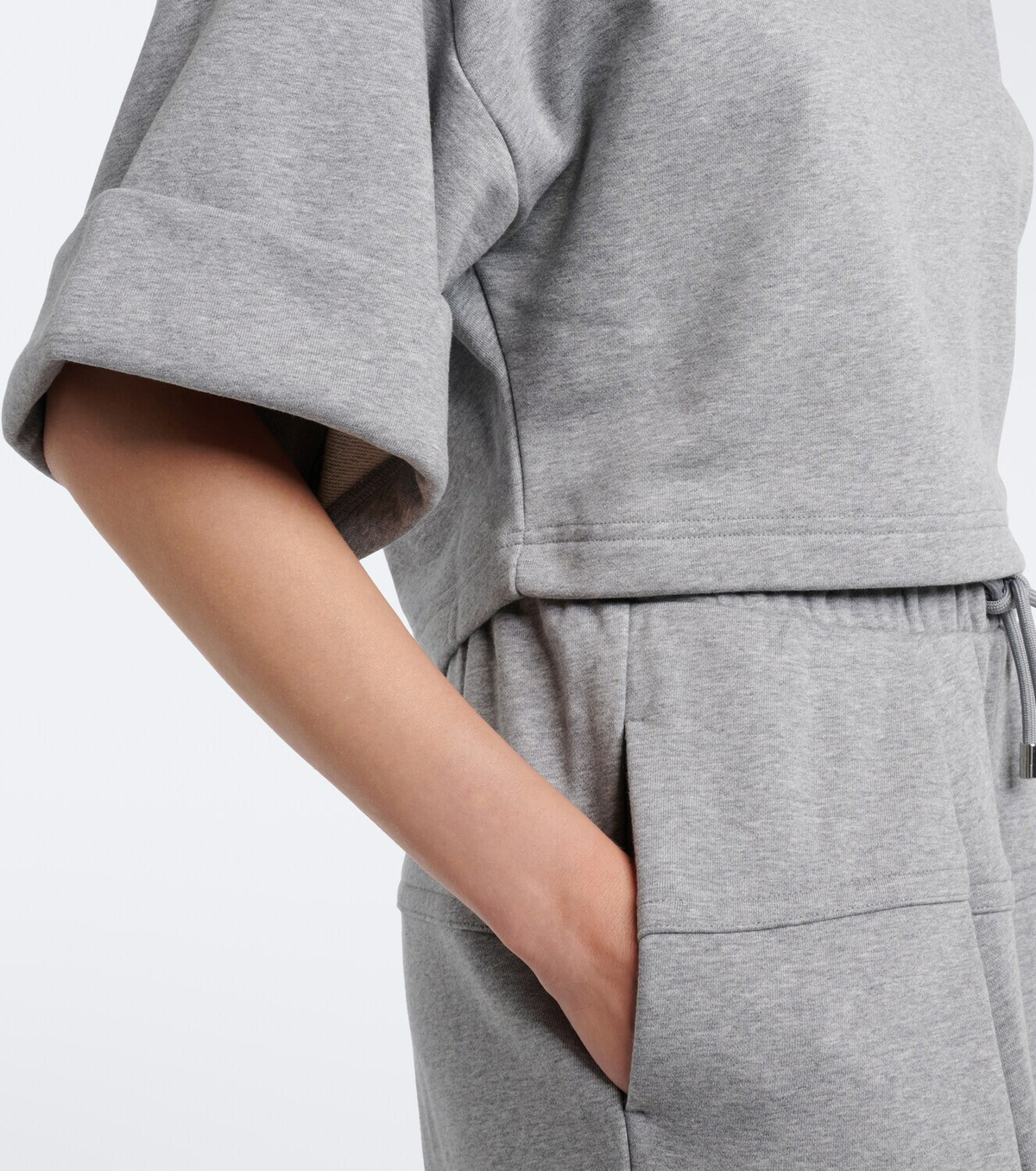 Sportmax Cotton-blend jersey sweatshirt