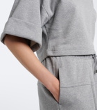 Sportmax Cotton-blend jersey sweatshirt