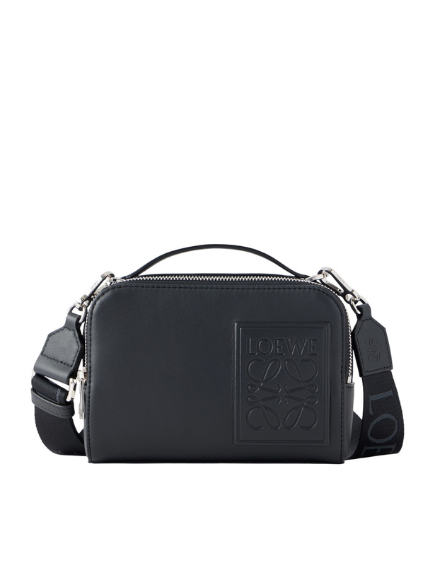 Photo: LOEWE - Camera Logo-Debossed Leather Messenger Bag