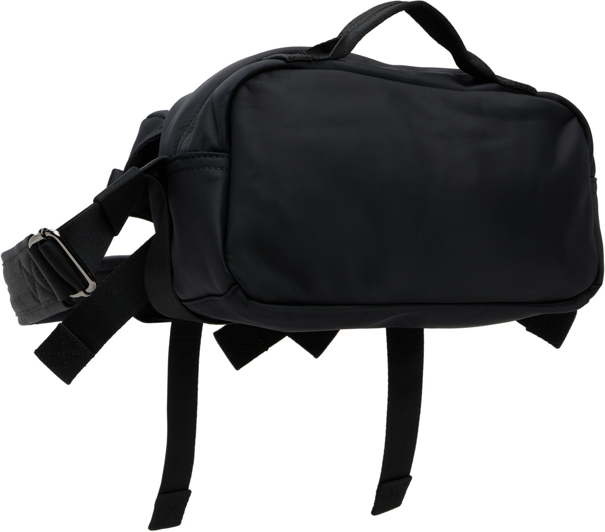 Simone Rocha Black Beaded Classic Bow Crossbody Bag