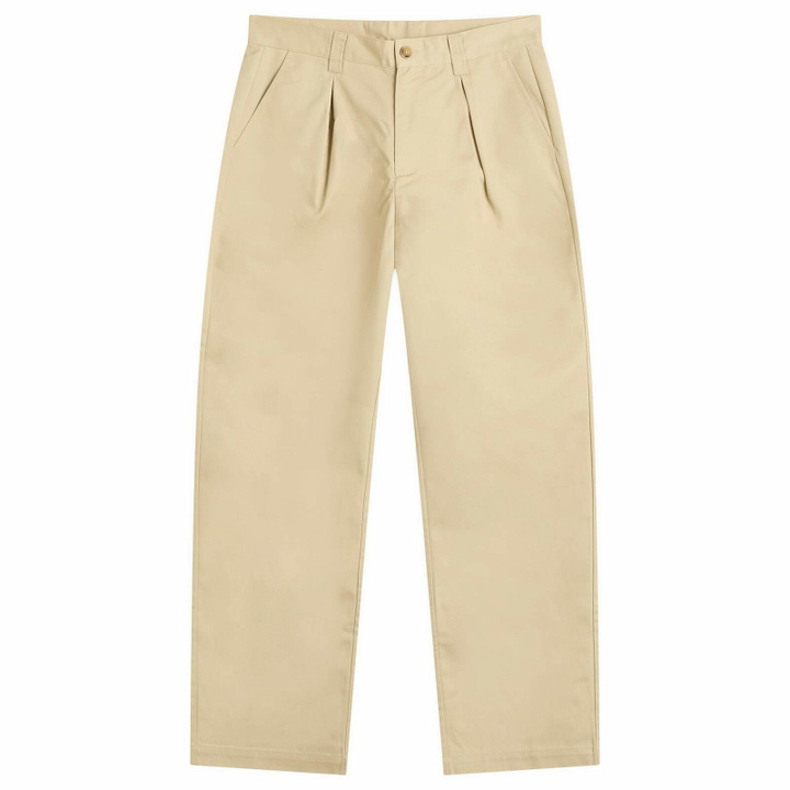 Photo: Malbon Men's Reverse Pleat Trouser in Khaki