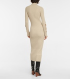 Victoria Beckham - Ribbed-knit wool-blend sweater dress