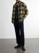 A.P.C. - Malaury Checked Wool-Blend Flannel Shirt - Green