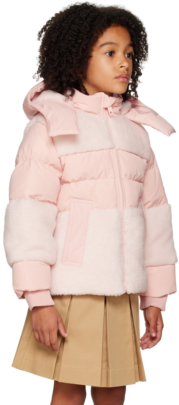 Burberry jacket 2024 kids pink