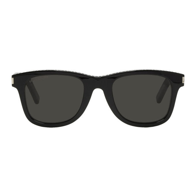 Photo: Saint Laurent Black Classic SL51 Studs Sunglasses