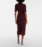 Emilia Wickstead Valletta wool crêpe midi dress