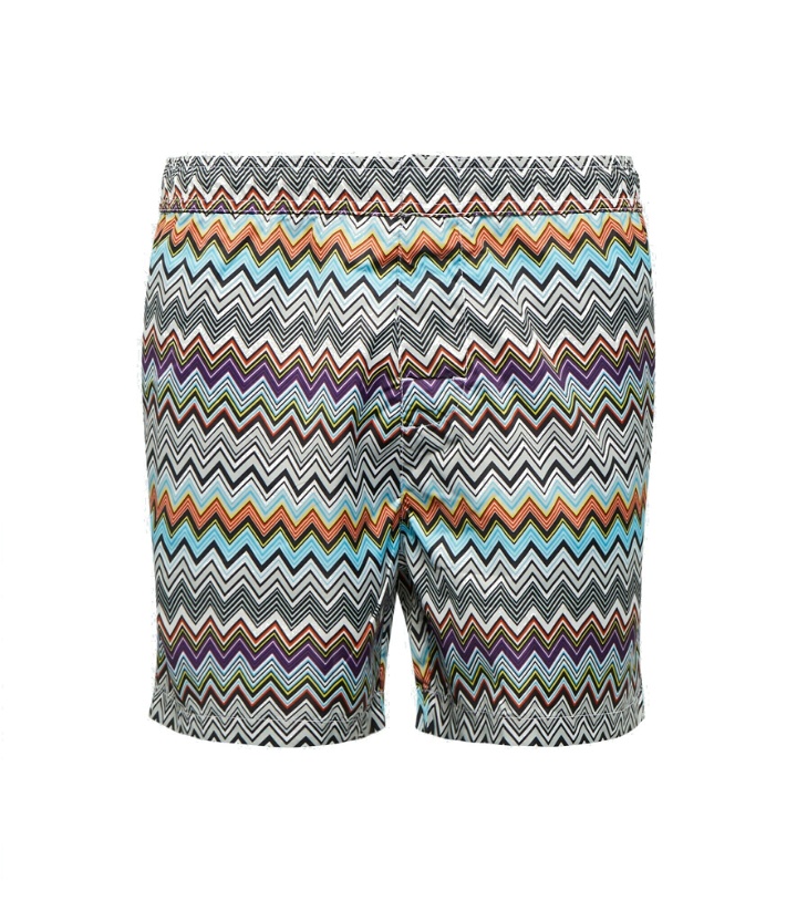 Photo: Missoni - Zig-zag nylon shorts