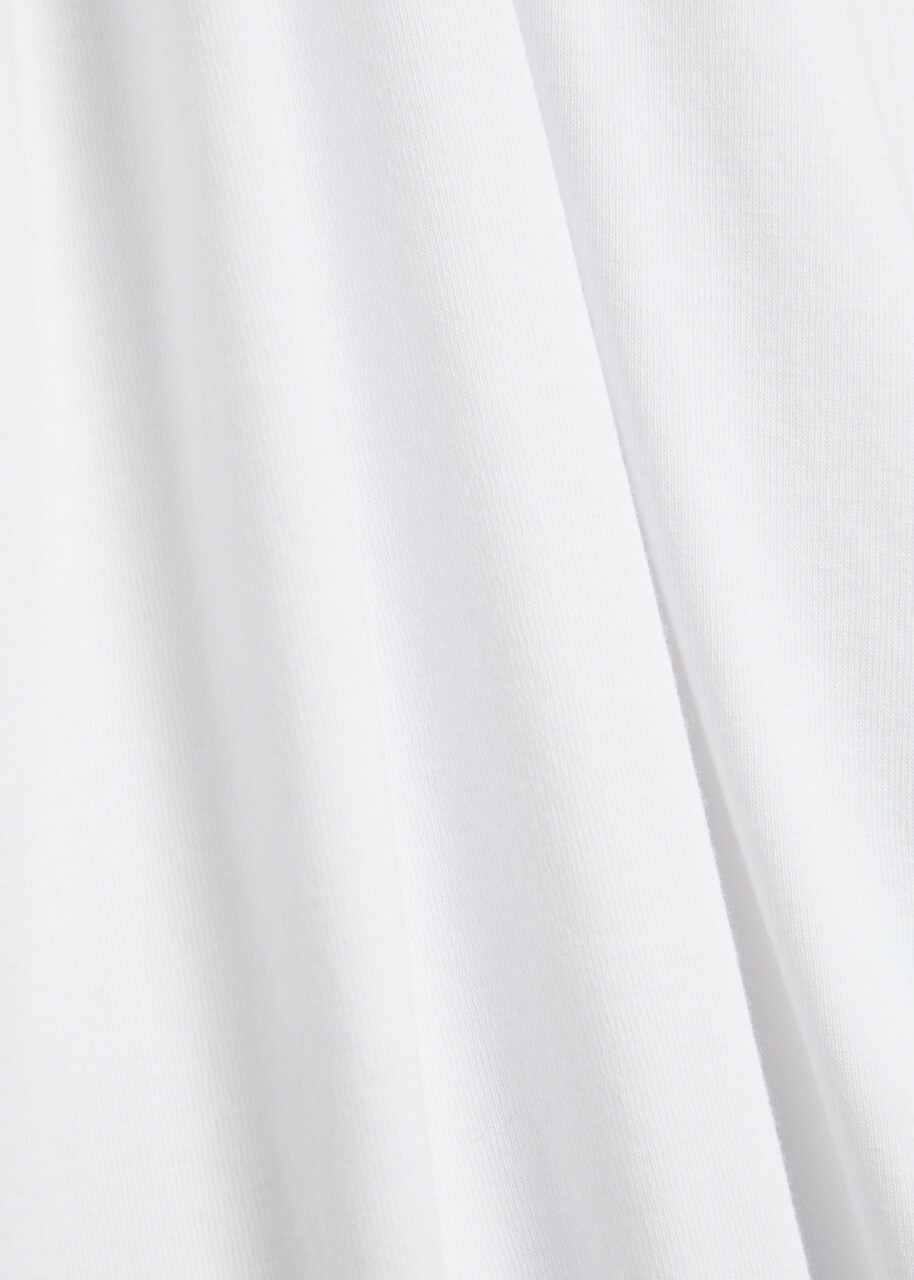Vince Essential Cotton-blend top White