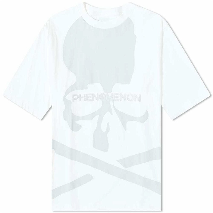 Photo: Phenomenon Men's x Mastermind WORLD PHMN EYE Skull T-Shirt in White