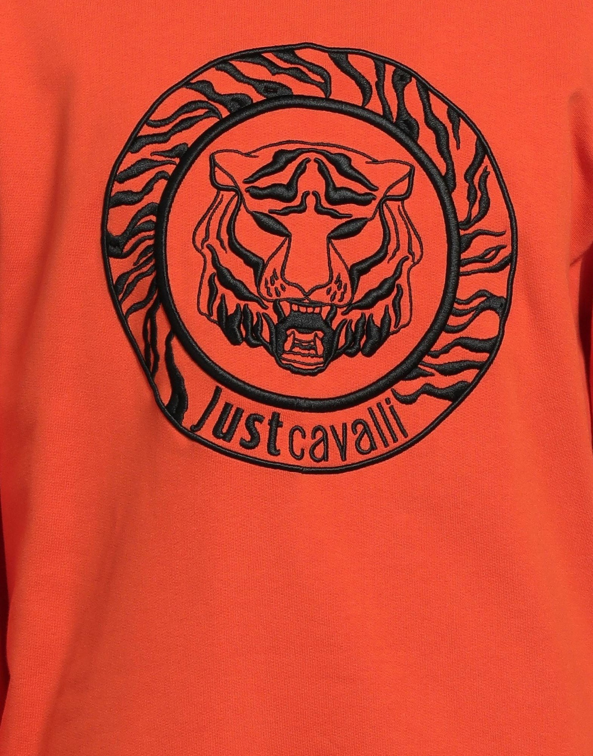 Just Cavalli Mens Sweatshirt in Orange