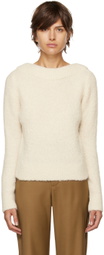 CO Off-White Boat Neck Sweater