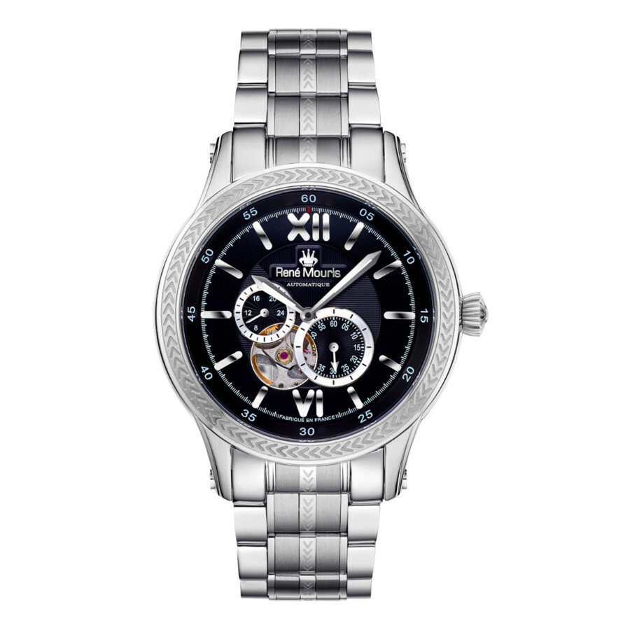 Rene Mouris Corona Black Dial Mens Watch 70106RM2