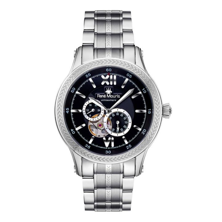 Photo: Rene Mouris Corona Black Dial Mens Watch 70106RM2