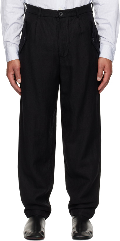 Photo: CASEY CASEY Black Hiroshi Trousers