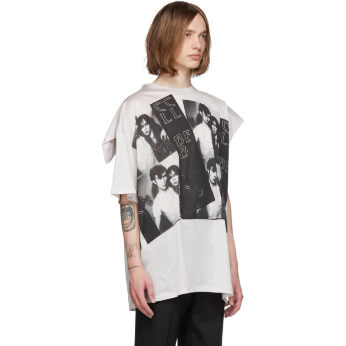 Raf Simons Grey Displaced Sleeve T-Shirt