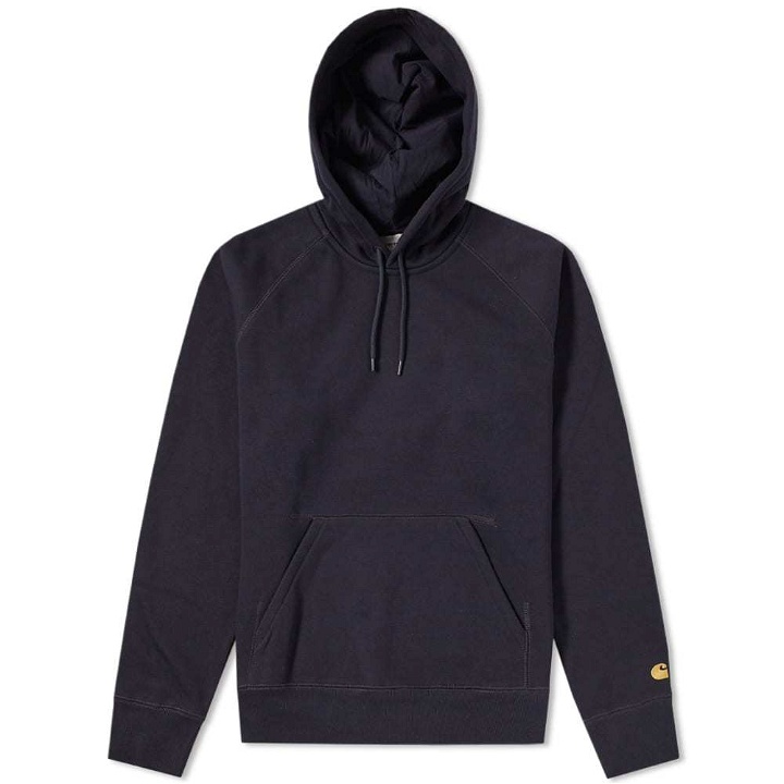 Photo: Carhartt Hooded Chase Sweat Blue
